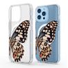 Half-Sided Magnetic Butterfly Light Case for iPhone 15/16/17 Pro Max - Full Coverage, Transparent Design