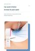 Portable Bladeless Handheld Fan with USB Charging for Eyelash Extensions