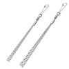 2 PCS Wire Pulling Grip Mesh Cable Pulls Metal Cable Puller Socks Wire Pulling Tools Wire Grip Flexible Snap