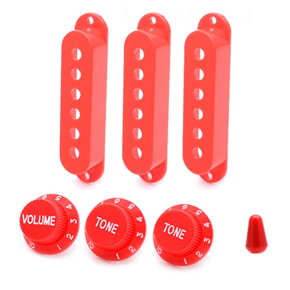 

Чохол для ручки звукознімачів 2T1V для одинарних звукознімачів, абсолютно новий червоний