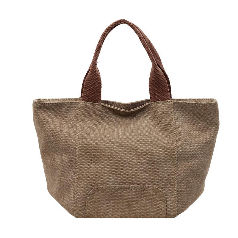 Simple Fashion Trend Versatile Daily Commute Outdoor Sports Travel Texture Lightweight Creative Large Capacity Canvas Bag