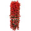 Wedding Simulation Vine Artificial Flower Silk Violet Rattan Garden Wall Hanging Plant