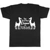 Kein Drama Lama Herren Damen Unisex T-Shirt