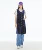 MAKE A TOAST [22Fw] Velvet Round Neck Dress - Navy