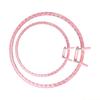 QX2E 2Pcs Nonslip Spring Embroidery Frame Craft Of Sturdy Acrylic For Professional