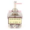 ON OFF ON 3 Position Toggle Switch 4PDT 12 Pin 12mm 15A 250VAC 10A 380VAC