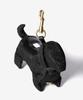 Anya Hindmarch Bag Charm 5050925 Charm Dog Poo Bag in AH Logo Nylon with One Size Calf, Women's, Black, [Used]