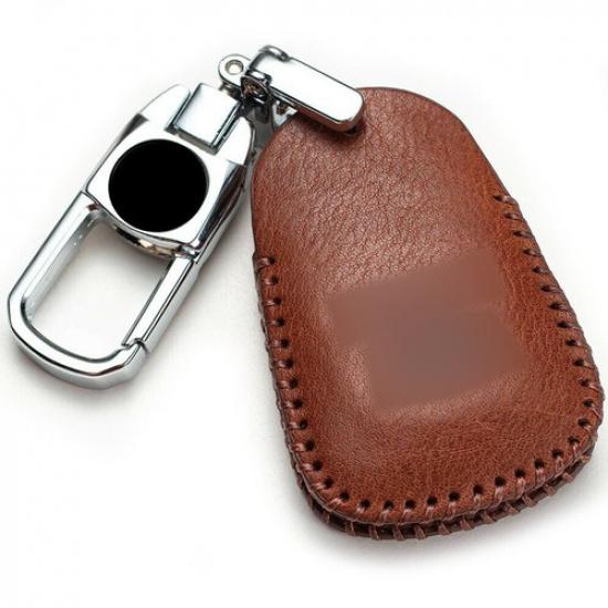 Classic Leather 6 Buttons Car Key Fob Case Cover For Cadillac Escalade 2015-2019
