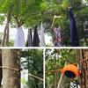 Windproof Washing Line Folding Travel Clothesline Portable Clothes Drying Rack for Outdoor Camping Backpacking Hiking
