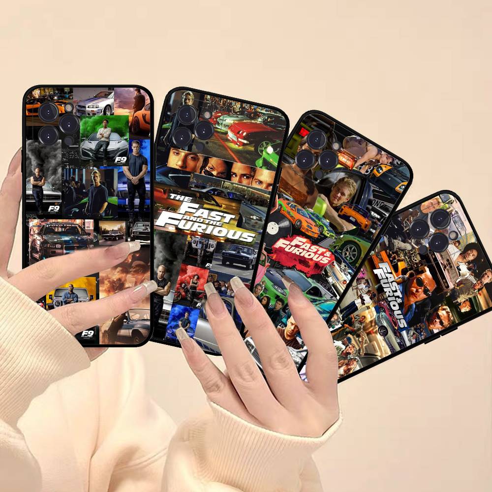 Action Movie Series Fast F-Furious Phone Case Silicone Soft For Iphone 16 15 14 13 12 11 Pro Mini XS MAX Plus X Cover