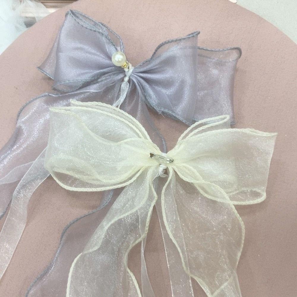 Translucent Bow Curtain Tieback Mesh Curtain Rope Holders New Curtain Buckle  Home Decor