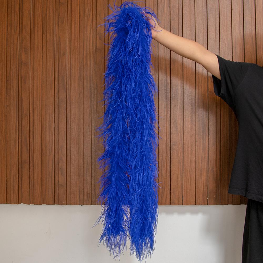 DIY Natural Ostrich feather boa 1 to 30Ply Fluffy Black Ostrich plumas Decoration Shawl Trims Costume Clothing Sewing Accessory