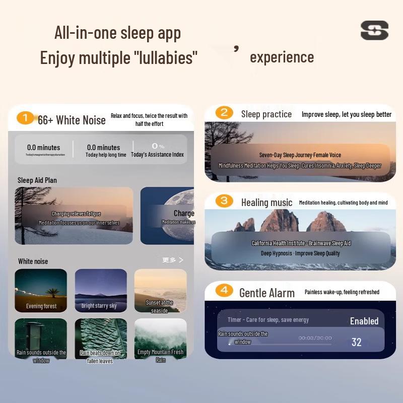 SANAG J20S Wireless Noise-Cancelling Sleep Earbuds
