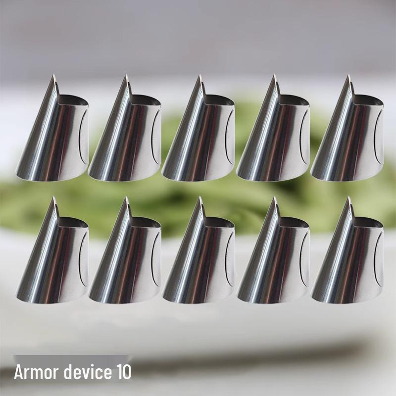 

Защита пальцев из нержавеющей стали и нож для большого пальца для резки, очистки и сбора овощей