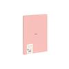 Cahier collé A4 - MILAN - Papier ligné - 48 feuilles - 95 g/m² - Micro-perforé - Couverture souple - Rose - Série 1918