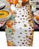 Thanksgiving Autumn Maple Leaves Table Runner Christmas Dinner Table Cloth Wedding Party Decor Cotton Linen Tablecloth