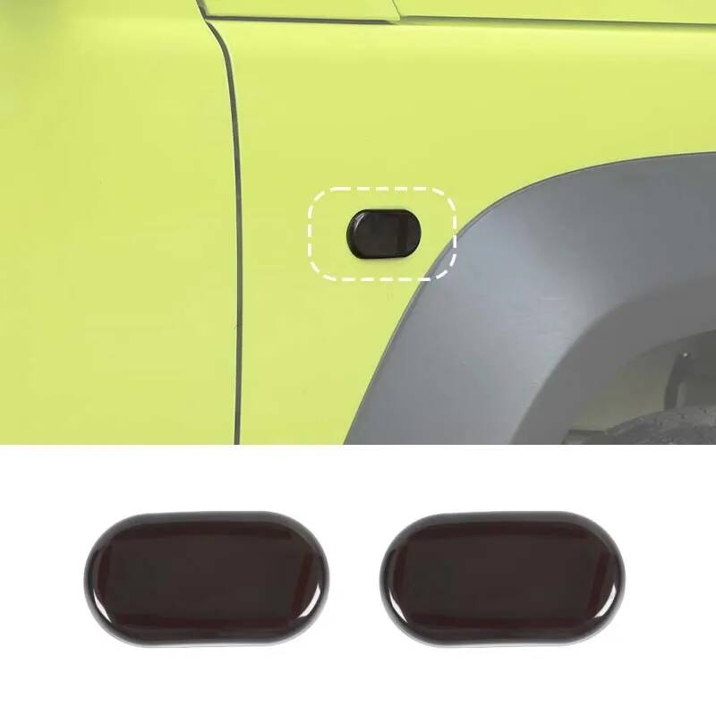 ABS Exterior Front Rrear Lights/Leaf Board Turn Signal Decoration Cover for Suzuki Jimny 2019 Up Car Accessories