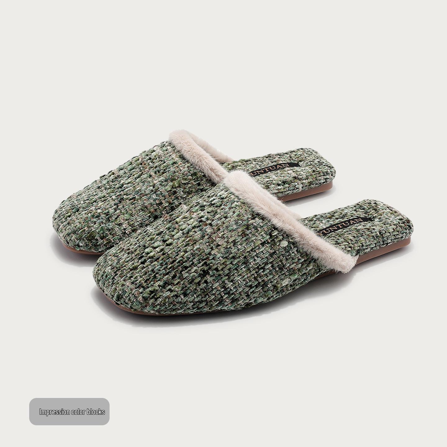 

Женские комнатные плюшевые тапочки Cloud Group: Теплые, Нескользящие, Уютные Эстетические для Осени и Зимы 36/37 (fits 35-36 foot)