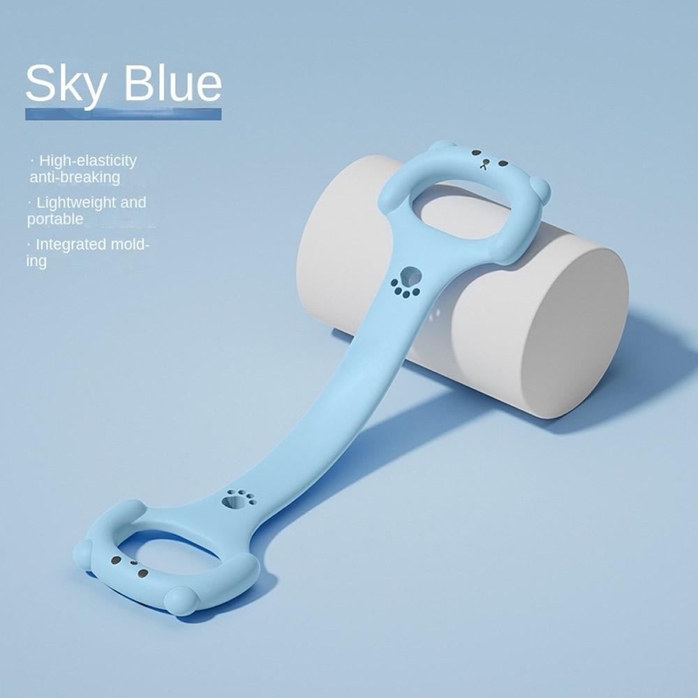 1 buc Bandă de Rezistență Siliconică ProFlex în formă de 8 pentru Yoga - Coardă Elastică Universală pentru Fitness și Stretching pentru Spate, Talie, Braț