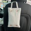 Kawaii Paper Storage Case Universal Hanging Napkin Holder Hanging Car Tissue Box  Home Decoration