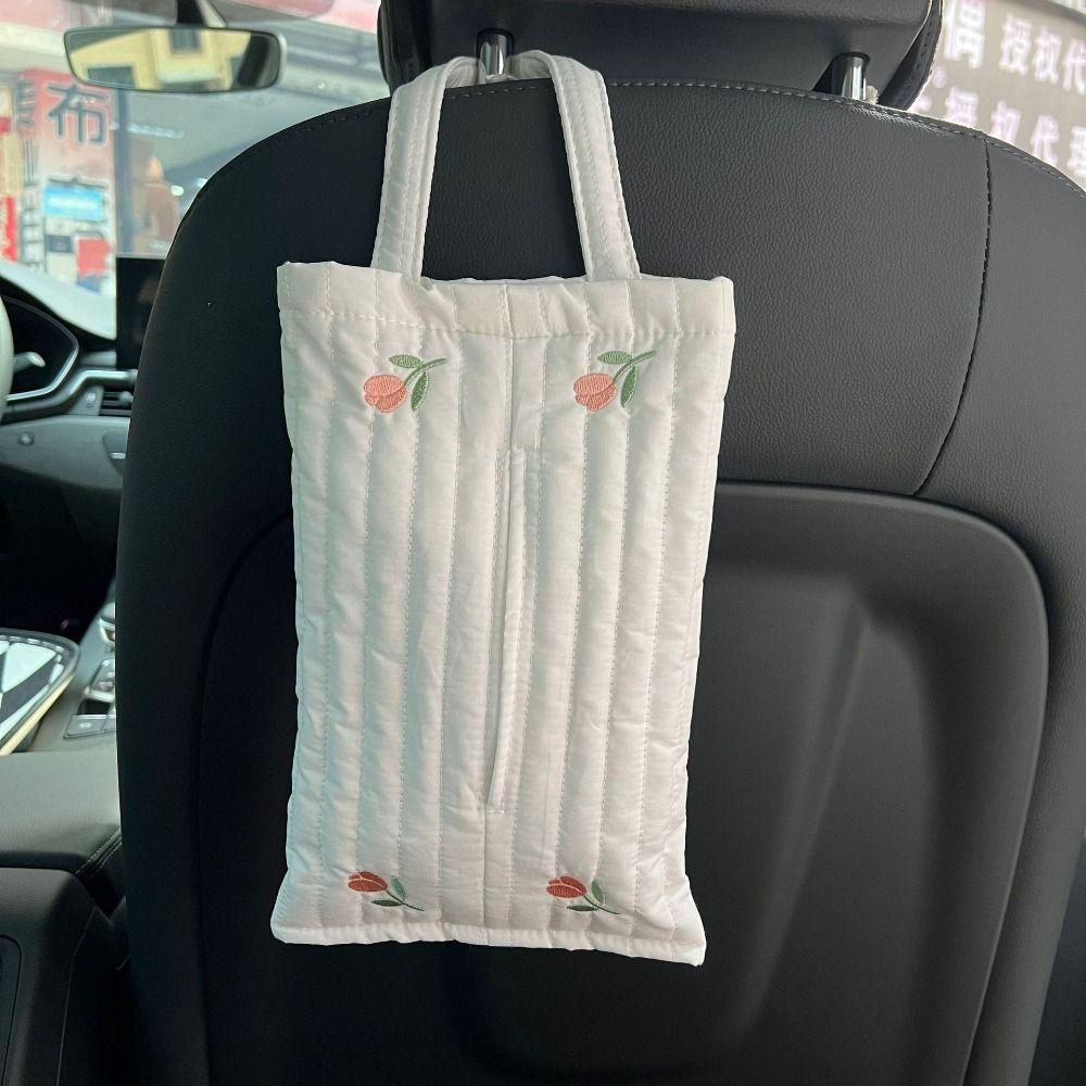 Kawaii Paper Storage Case Universal Hanging Napkin Holder Hanging Car Tissue Box  Home Decoration