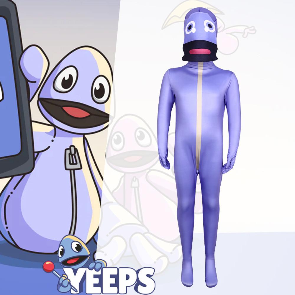 Hide Yeeps And Seek Purple Cosplay Costume Game Jumpsuits Stage Performance