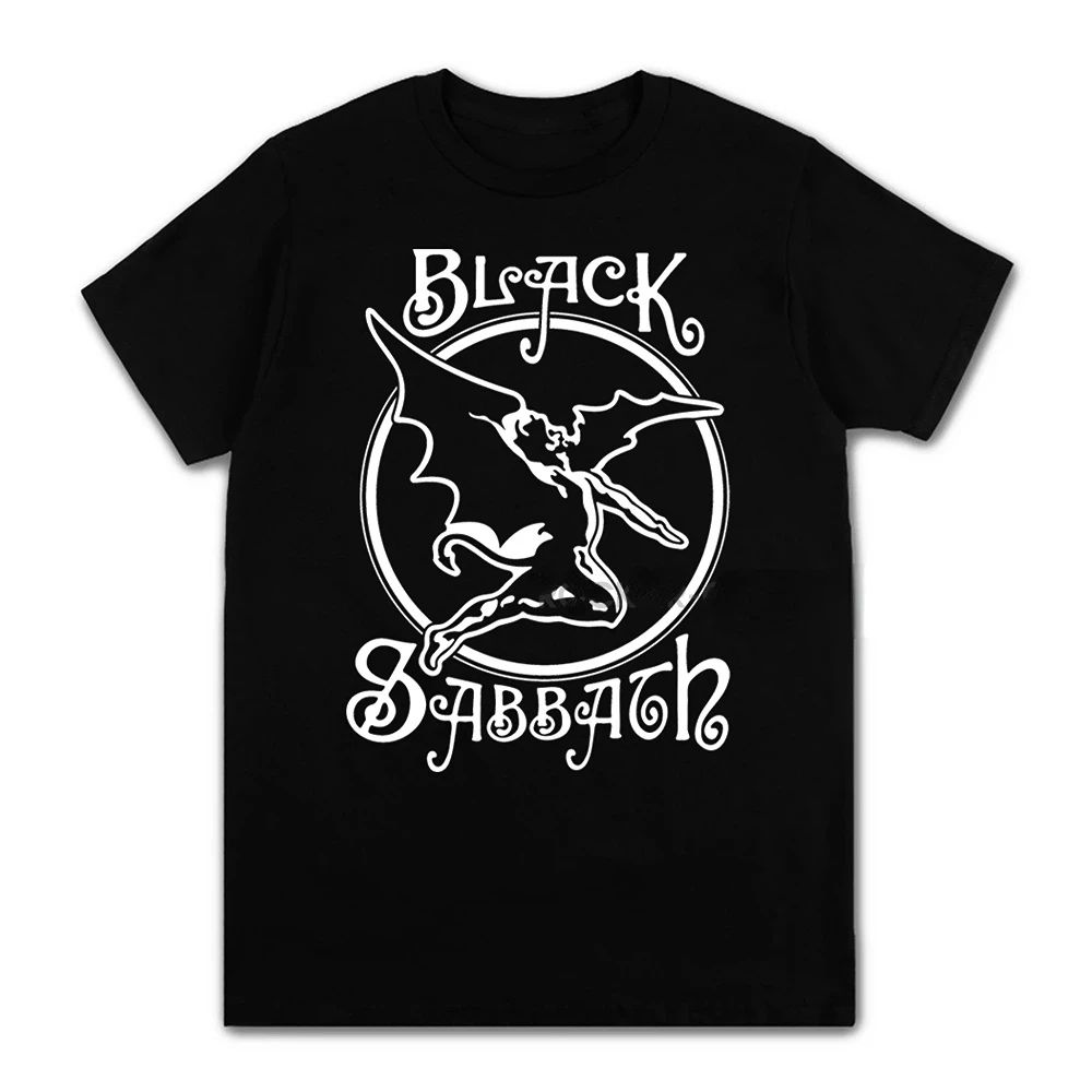 Black Metal Rock Band T Shirt Black Sabbath Men Women Black Oversized Short Sleeve Plus Size T Shirt Unisex Streetwear Clothing
