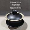 Special Clearance: Black Pottery Teapot Set - Japanese Retro Coarse Ceramic, Anti-Scald, Side Handle, Kung Fu Style