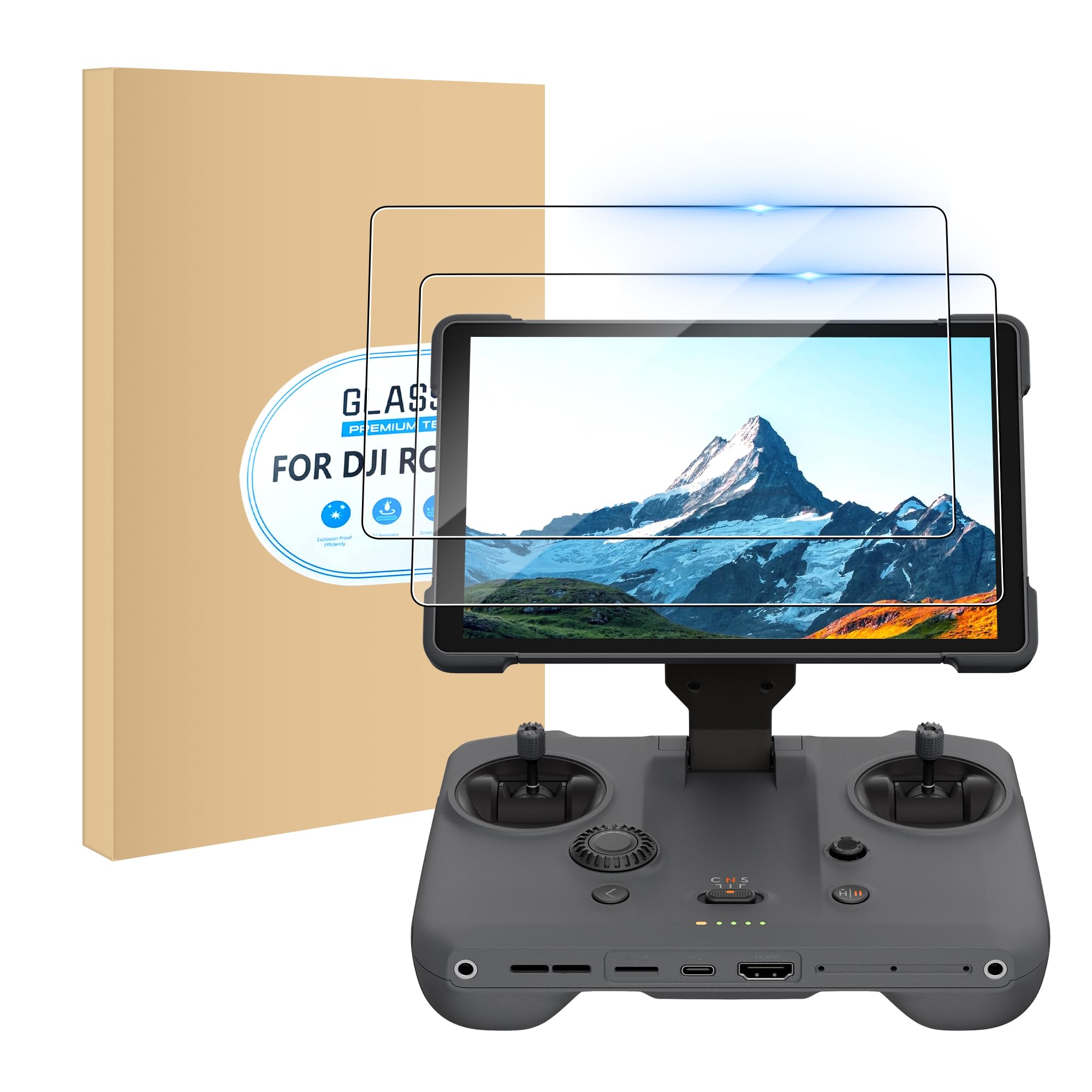 

CYNOVA Захисне скло для екрана Mavic 4 Pro для DJI RC PRO 2 із Загартованого скла Захисне скло для DJI Mavic 4 Виготовлено з Asahi Glass від Сумісний з