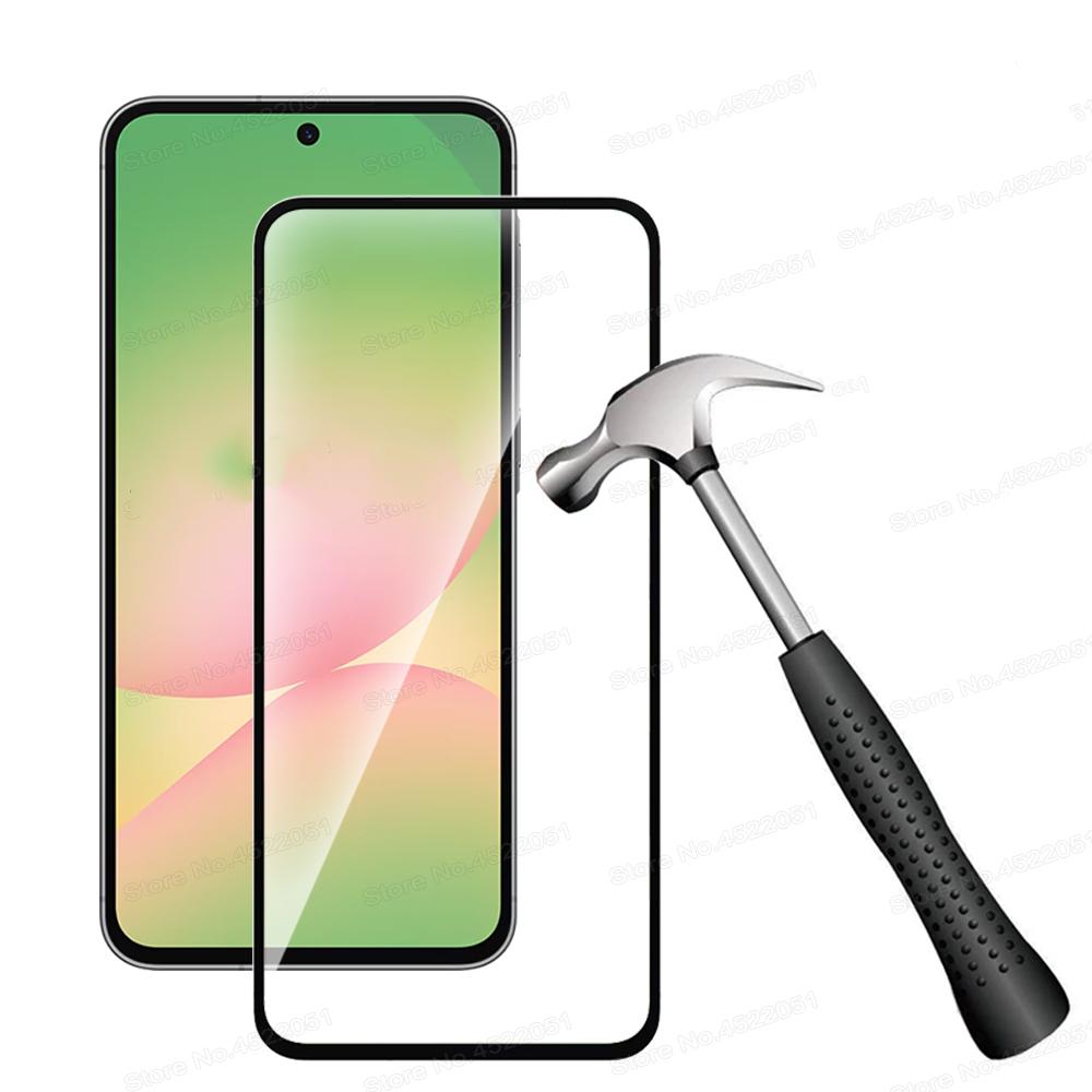 Tempered Glass For Samsung Galaxy S20 S21 S23 S24 S25 FE A17 A37 A57 A16 A26 A36 A56 A55 A35 A54 A34 5G A14 A15 A07 A06 A05S A04 A13 AScreen Protector