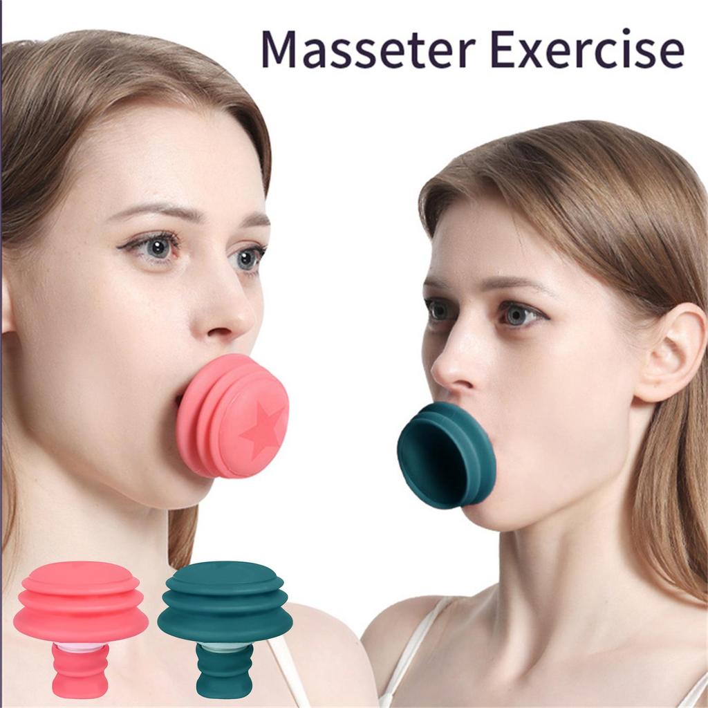 Portable Silicone Facial Muscle Trainer Facial Exerciser V-face And Neck Exercising Men Women Face Slimmer Lifting Jaw Trainer