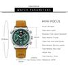 MINI FOCUS Multifunctional Casual Quartz Watch Watches for Men Chronograph Pilot Wrist Watch with Date Luminous Hands 0463G