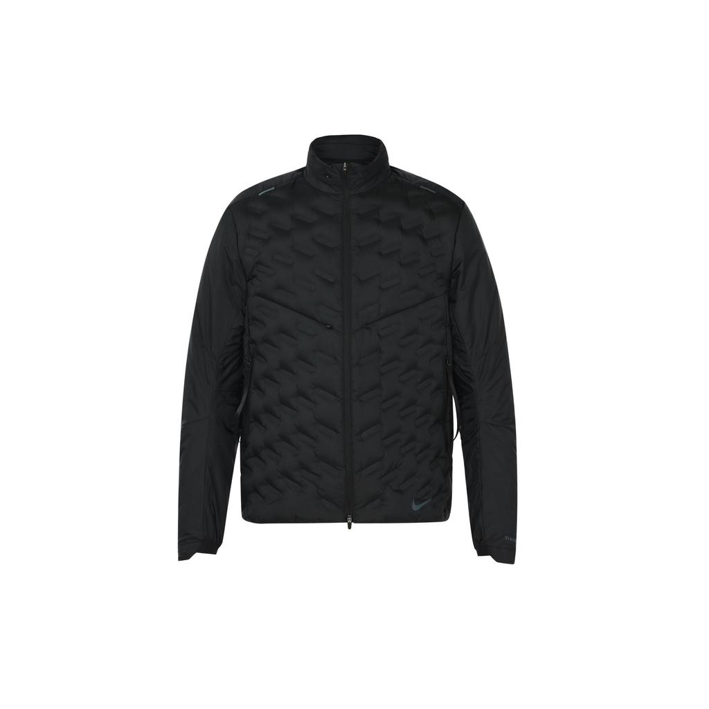 Nike FW21 Solid Color Hooded Long Sleeve Down Jacket Men Outerwear Black DD5668-010