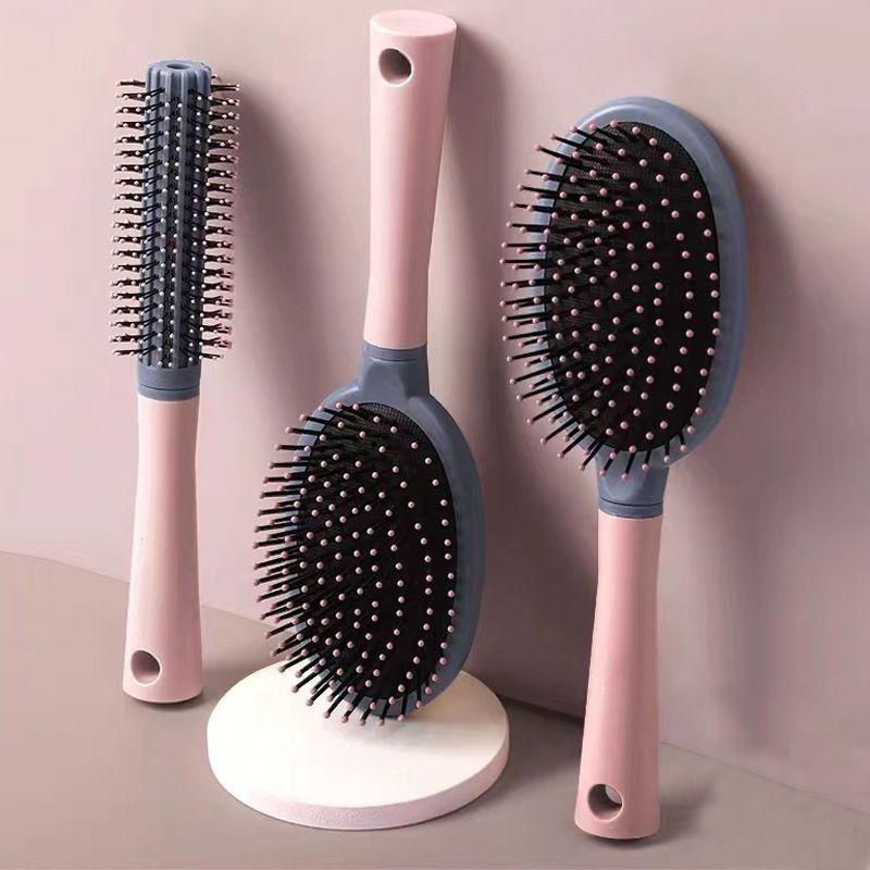 Women's Air Cushion Massage Comb - Anti-Static Curved Design for Styling and Detangling