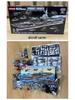 Educational Building Blocks Set: Aircraft Carrier & Cruiser Toys for Kids