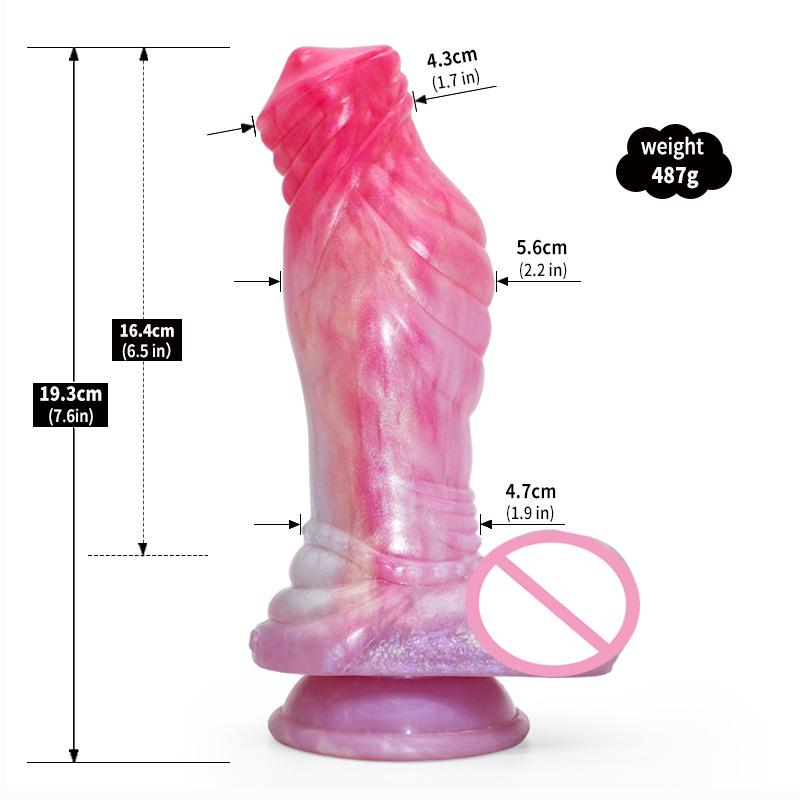 Dildo Asino e Cavallo con Ventosa e Design a Tentacolo di Polpo - Grande Giocattolo Dilatatore Prostatico Anale