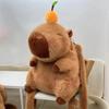 Capybara Plush Backpack Kawaii Fashion Plushie Doll Fur Bag Children's Bag Shoulder Bag Mini Knapsack Bags Gifts for Girlfriend
