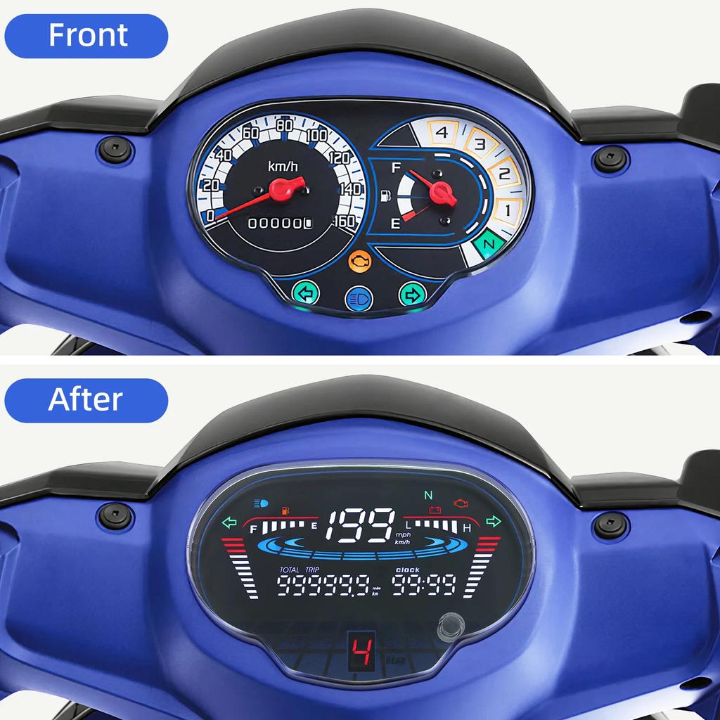 Digita Meter Motorcycle Speedometer Odometer 1FDH35101000 For Yamaha Sight 115/Crypton Fi 114 Sirius fi VEGA RR/ VEGA Customized