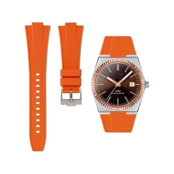 [Sine Metu] Ремешок для часов Подходит для Tissot Tissot PRX40 Ремешок для часов Силиконовый Быстросъемный Ремешок для часов Водонепроницаемый Спортивный для мужчин