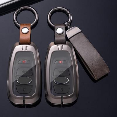 Metal Araba Uzaktan anahtar kapağı kılıfı Kabuk Fob Subaru BRZ Forester Legacy Outback WRX WRX STI Impreza XV Crosstrek Oto Aksesuarları
