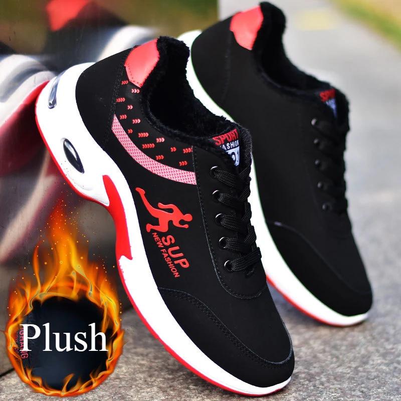 Sports Shoes for Men Fashion Comfort Men Running Shoes Outdoor Non-Slip Walking Shoes Breathable Lace Up Men Sneakers Big Size