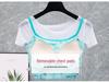 Spring/Summer Retro Chinese Style Mesh Layered Yoga Tank Top for Women