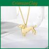 Dachshund Dog Pendant Necklace Alloy Chain Cute Animal Jewelry For Men Women