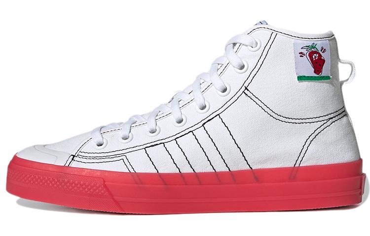 Adidas Nizza Hi Rf  White Red  GX2708 36