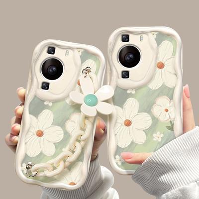Geeignet für Huawei P60 Handyhülle Mate40pro Sommer Blumenkette Honor 90/80 Vollpaket Sturzsicheres Silikon
