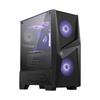 Msi Mag Forge 100M Pc Case, Mid-Tower, Usb 3.2, Black Msi | Mag Forge 100M | Black | Atx | Power Supply Included No