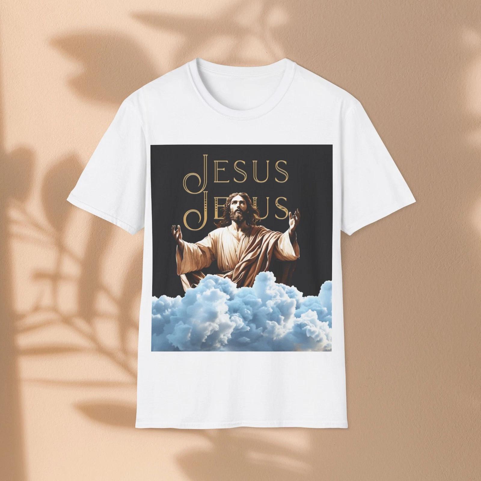 Jesus Portrait Children s Children s T Children s T-shirt | Christ Illustration, Cloud Artwork 120