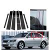 Gloss Black Pillar Posts Fit For Hyundai Elantra/Avante Sedan 2000-2006 Carbon  Window Decor Door Side Mouliding Trim Cover