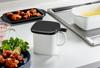 Takagi Metal Industry Enameled Oil Pot, Square, 0.9L, HO-KOP0.9