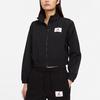 Jordan Logo Print Casual Sports Jacket Women Jacket Black CV7800-011